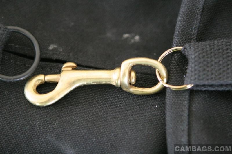 I modified the latch as I found the standard Domke latch easy to snap closed but a little difficult to open