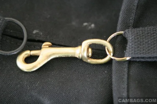 I modified the latch as I found the standard Domke latch easy to snap closed but a little difficult to open