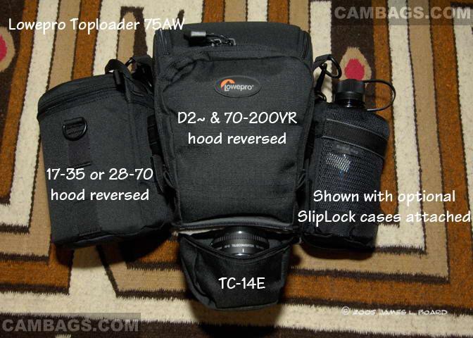 Lowepro TopLoader 75AW, photograph by Guest