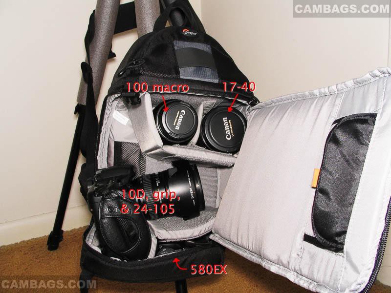 Lowepro Slingshot 200 AW, photograph by Guest