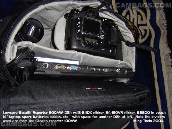 Lowepro Stealth Reporter 500 AW, photograph by Guest