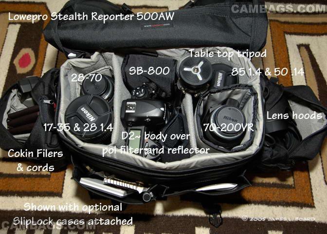 Lowepro Stealth Reporter 500 AW, photograph by Guest