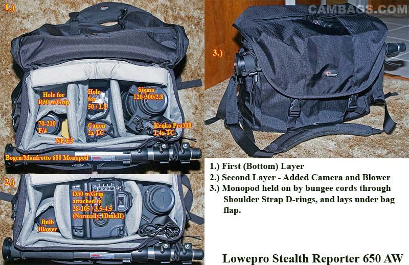 Lowepro Stealth Reporter 650 AW, photograph by Guest