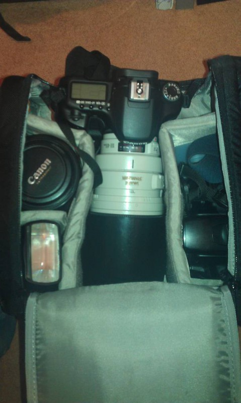 Lowepro FastPack 350, photograph by Guest