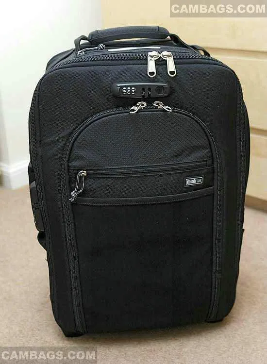 Here it is in standing position. The bag is made primarily from ballistic nylon - this looks and feels as if it will stand substantial wear and tear: