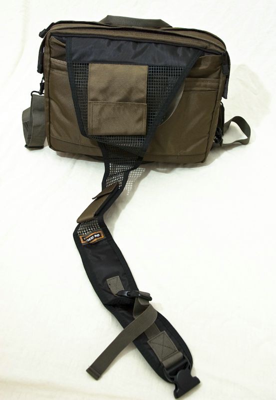 The strap loose.