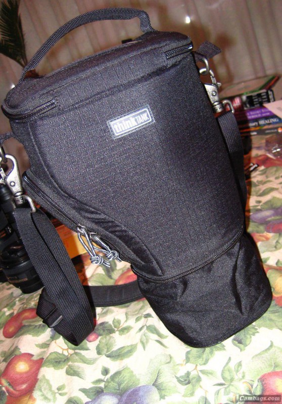 A carry handle on top allows you to carry the holster as a briefcase.