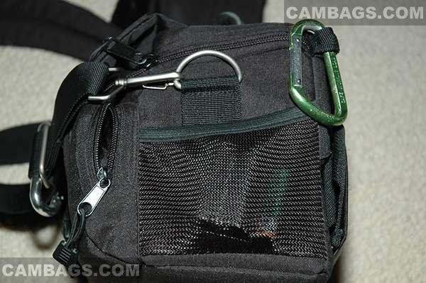 And throw a battery or two on the side mesh pouch for good measure.
