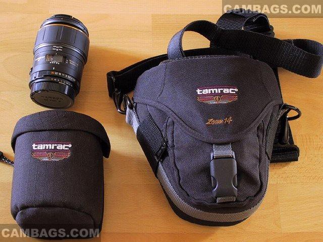 Want to take an extra lens? Take out the Tamrac Medium Lens Case (MX5375):