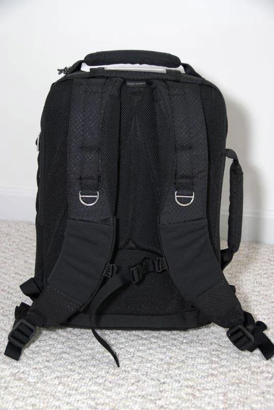 The bag is small and great for travel on small planes.
