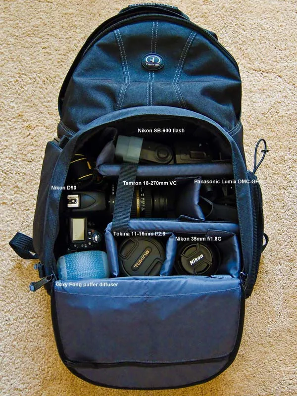 Tamrac 3385 Aero 85 Backpack, photograph by Guest, photo 3