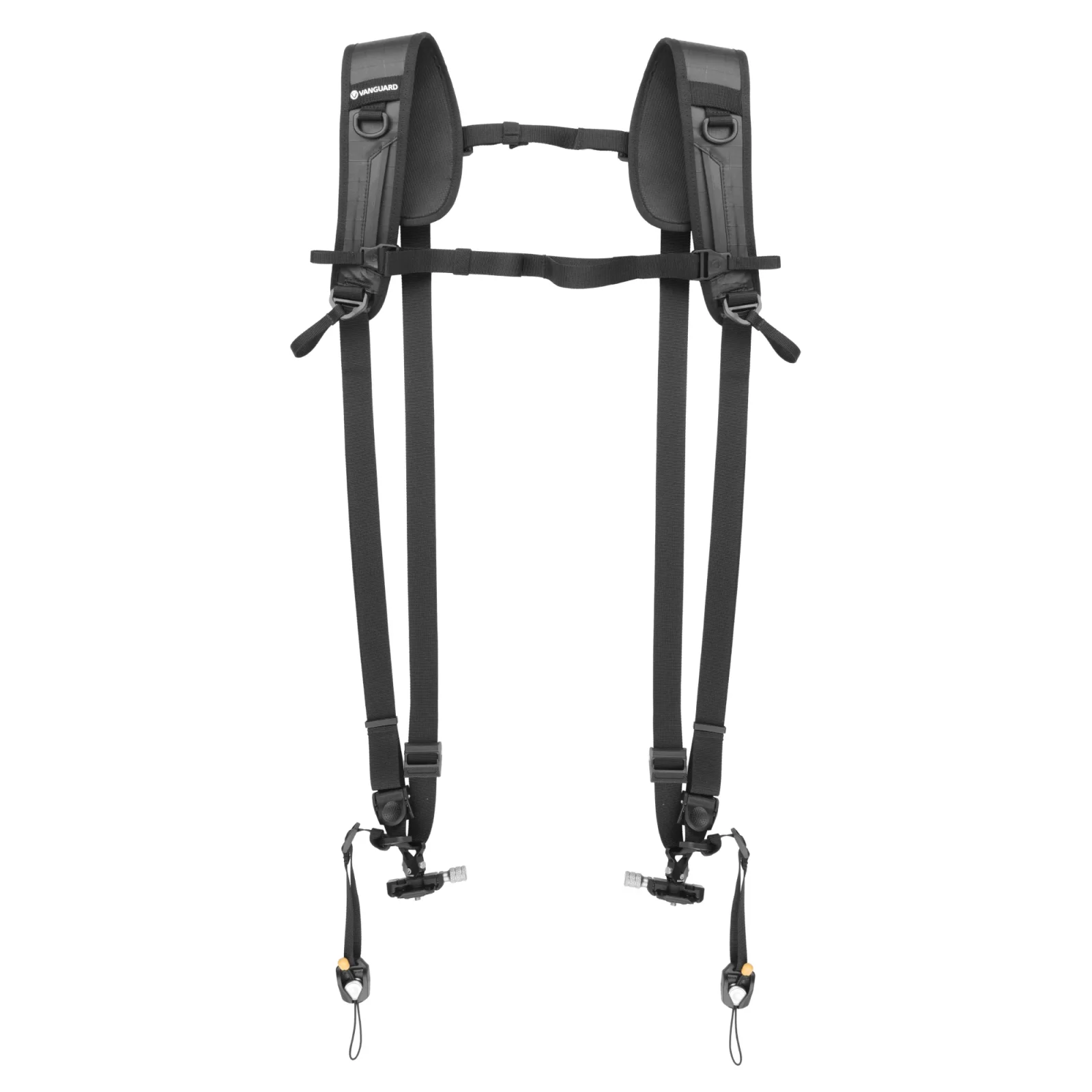 Vanguard's Pro 2N1 Strap allows two cameras to be mounted at once, can be used as a single shoulder sling, and features Arca-Swiss compatibility